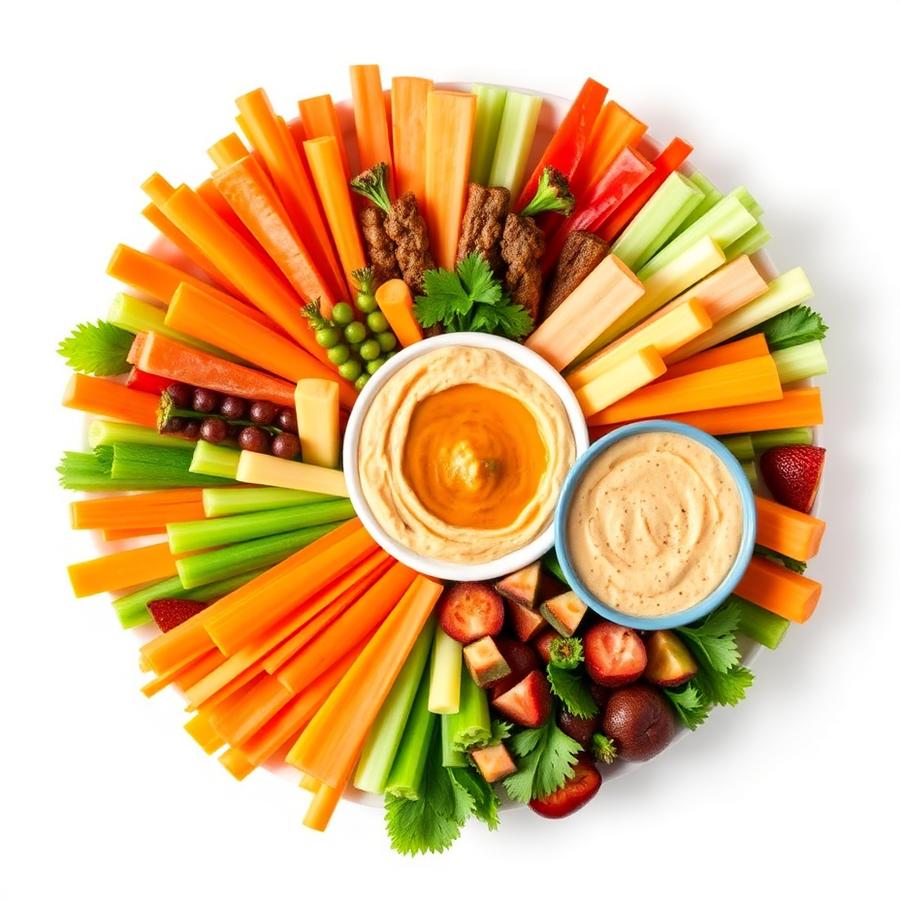 Garden Veggie & Dip