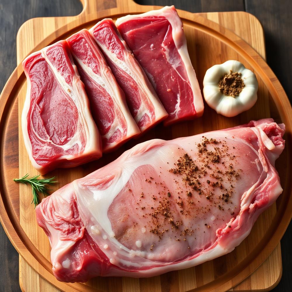 Fresh pork at Key Food Hollywood meat market